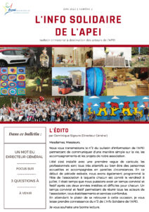 Visuel journal APEI