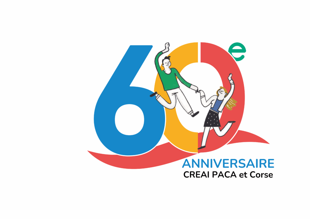 Logo 60 ans CREAI Provence-Alpes-C?te d'Azur