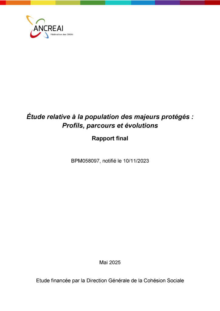 Etude ANCREAI majeurs prot&eacute;g&eacute;s