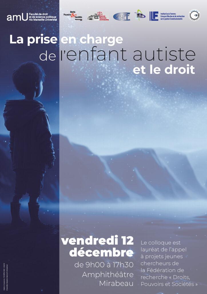 visuel conf&eacute;rence enfant autiste et droit